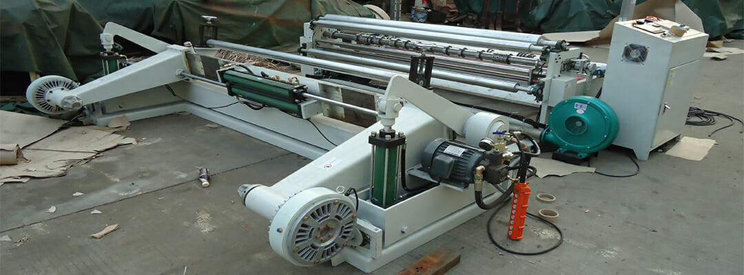 Magnetic powder jumbo roll slitting & rewinding machine 1080